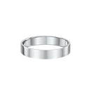 9ct White Gold Men Wedding Ring