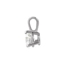 14ct White Gold Lab Diamond Pendant