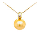 18ct Yellow Gold Australian south sea Pearl Pendant