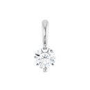 18ct White Gold Lab Diamond Pendant