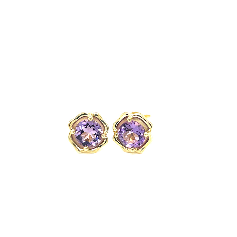 9ct Yellow Gold Stud Earrings