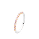 Two Tone 18ct WG & YG Diamond Ring