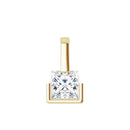 18ct Yellow Gold Lab Diamond Pendant