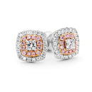 18ct WG & RG Earrings