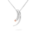 18ct WG & RG Pendant