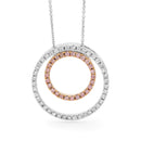 18ct WG & RG Pendant