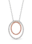 18ct WG & RG Pendant