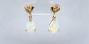 14ct YG Opal Earrings