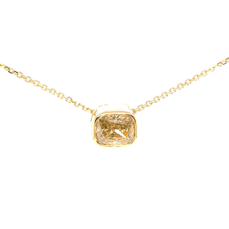 18ct Yellow Gold Diamond Pendant