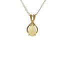 (SOLD) 9ct YG Solid White Opal Pendant