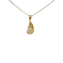 SOLD - 9ct YG Solid White Opal Pendant