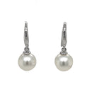 9ct WG Australian south sea Pearl Earrings