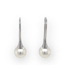 SOLD - 9ct White Gold Australian South Sea Pearl Earrings
