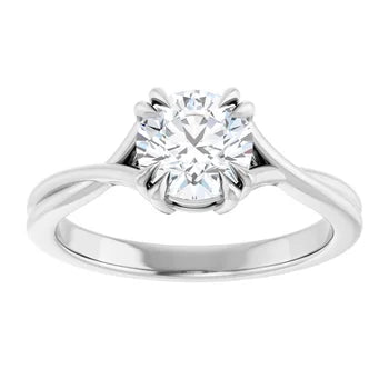 18ct Yellow Gold - Solitaire Round cut Lab Grown Diamond Ring