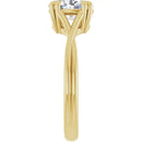 18ct White Gold - Solitaire Oval cut Lab Grown Diamond Ring