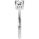 18ct Yellow Gold - Solitaire Cushion cut Lab Grown Diamond Ring