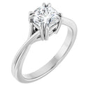 18ct Yellow Gold - Solitaire Cushion cut Lab Grown Diamond Ring