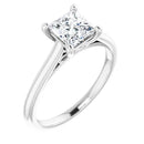 18ct Yellow Gold - Solitaire Princess cut Lab Grown Diamond Ring