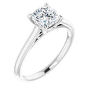 18ct Yellow Gold Solitaire Cushion cut Lab Grown Diamond Ring