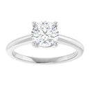 18ct White Gold Solitaire Round cut Lab Grown Diamond Ring
