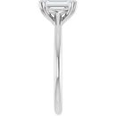 18ct YG Solitaire Emerald cut Lab Grown Diamond Ring