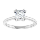 18ct YG Solitaire Princess cut Lab Grown Diamond Ring