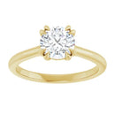 18ct WG Solitaire Round cut Lab Grown Diamond Ring