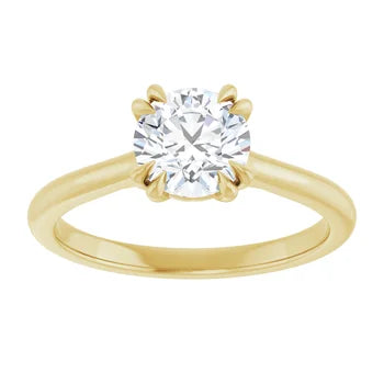 18ct WG Solitaire Round cut Lab Grown Diamond Ring