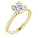 18ct WG Solitaire Round cut Lab Grown Diamond Ring