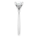 18ct WG Celtic-Inspired Solitaire - Princess cut Lab Grown Diamond Ring