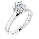 18ct YG Solitaire Round cut Lab Grown Diamond Ring