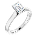 18ct WG Solitaire Emerald cut Lab Grown Diamond Ring