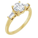 18ct WG Round cut Trilogy Lab Grown Diamond Ring