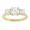 18ct WG Trilogy Round cut Lab Grown Diamond Ring