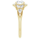 18ct White Gold Halo Style Lab Grown Diamond Ring