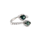 18ct White Gold Sapphire & Diamond Ring