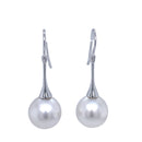 18ct WG Australian south sea Pearl Earrings