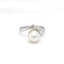 18ct White/Yellow Gold Australian South Sea Pearl Ring