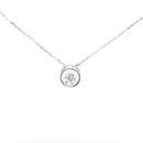 (SOLD)  Platinum Diamond Pendant