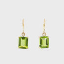 (SOLD) 18ct YG Peridot Earrings