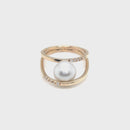 9ct Yellow Gold Australian South Sea Pearl Ring