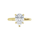 18ct Yellow Gold - Solitaire Pear cut  Lab Grown Diamond Ring
