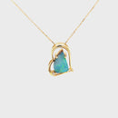 SOLD - 18ct YG Opal Pendant