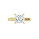 18ct White Gold - Solitaire Princess cut Lab Grown Diamond Ring