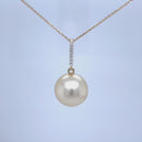18ct Yellow Gold Australian South Sea Pearl Pendant