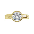 18ct White Gold Solitaire Round cut Lab Grown Diamond Ring