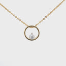 18ct Yellow Gold Diamond Pendant