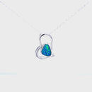 SOLD - 925 Sterling Silver Opal Pendant