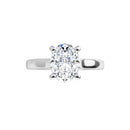 18ct White Gold - Solitaire Round cut Lab Grown Diamond Ring