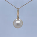 9ct Yellow Gold Australian south sea Pearl Pendant